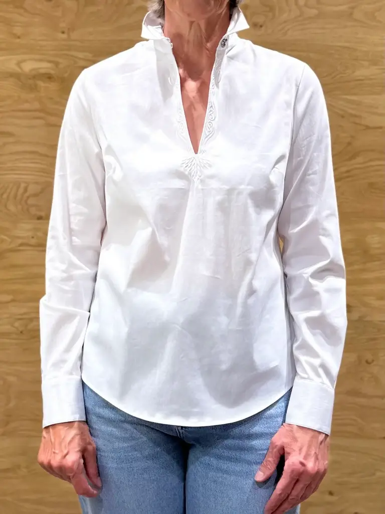 Anna Bluse - 6064 in weiss