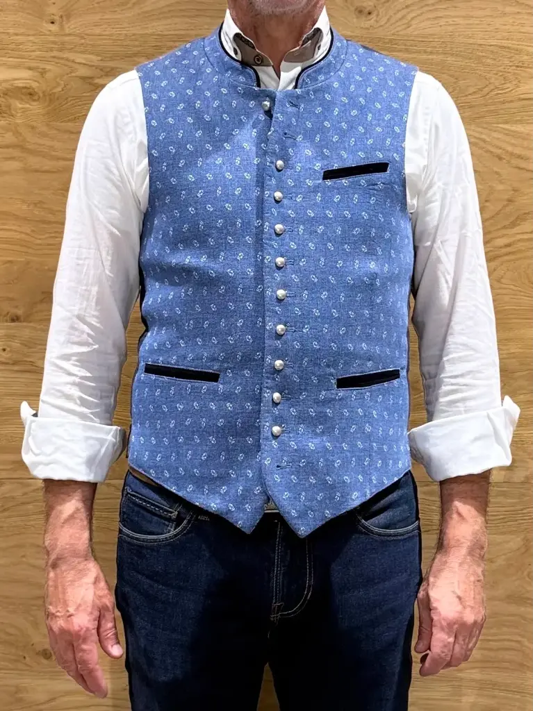 Country Line Weste - LX4938 in blau