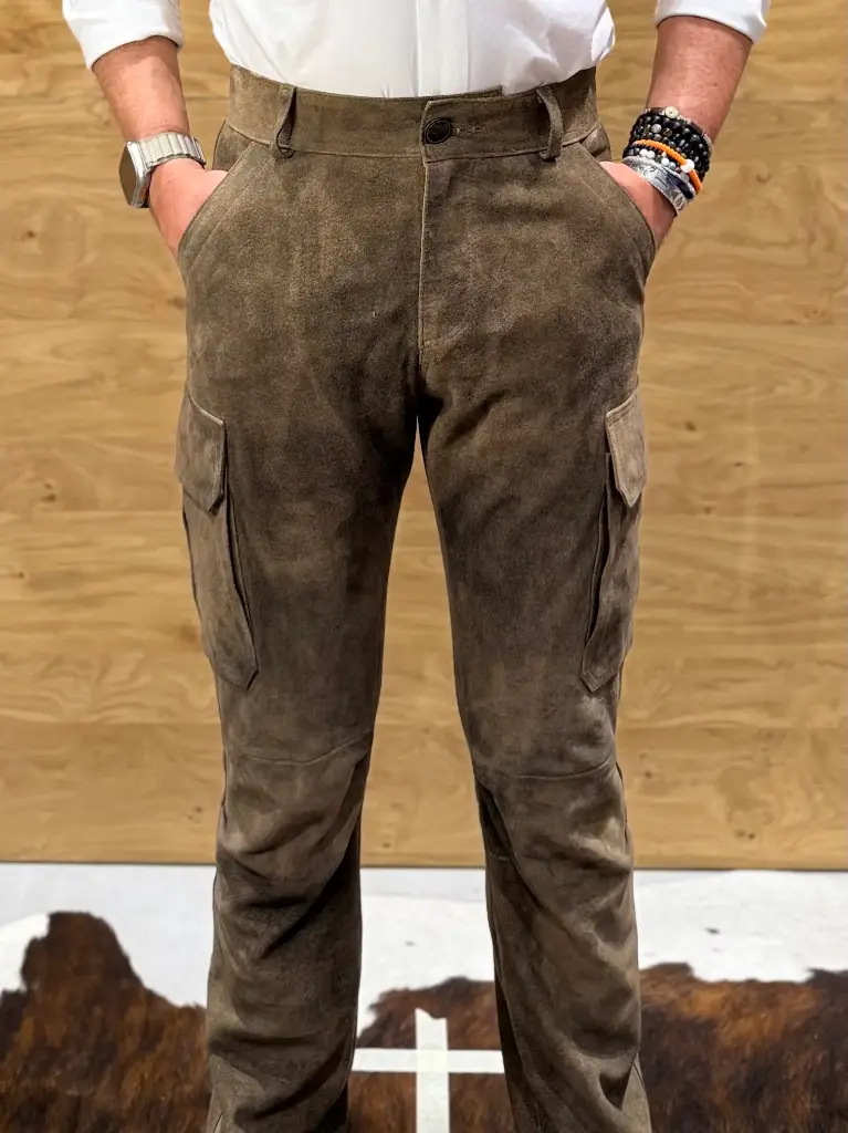 Kaisers Cargo Lederhose - Cooper in schotter