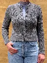 Gottseidank Strickjacke - Lene in zinngrau