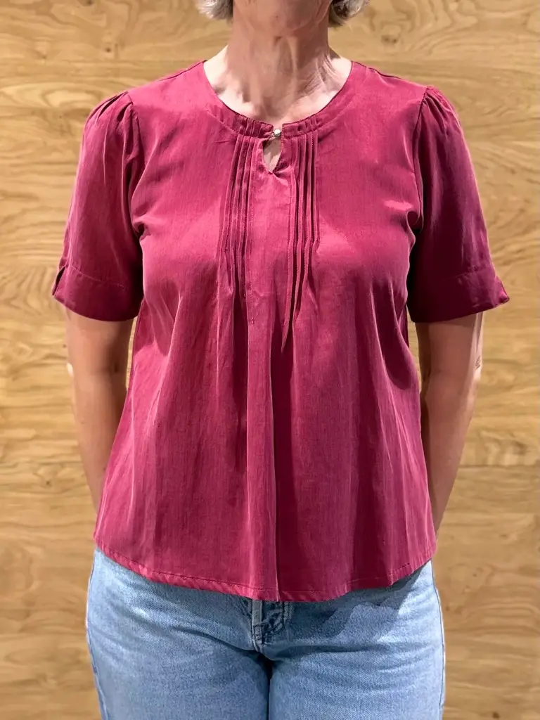 Moser Bluse - Bianca in sangria