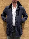 Barbour Jacke - Ashby Wax in navy