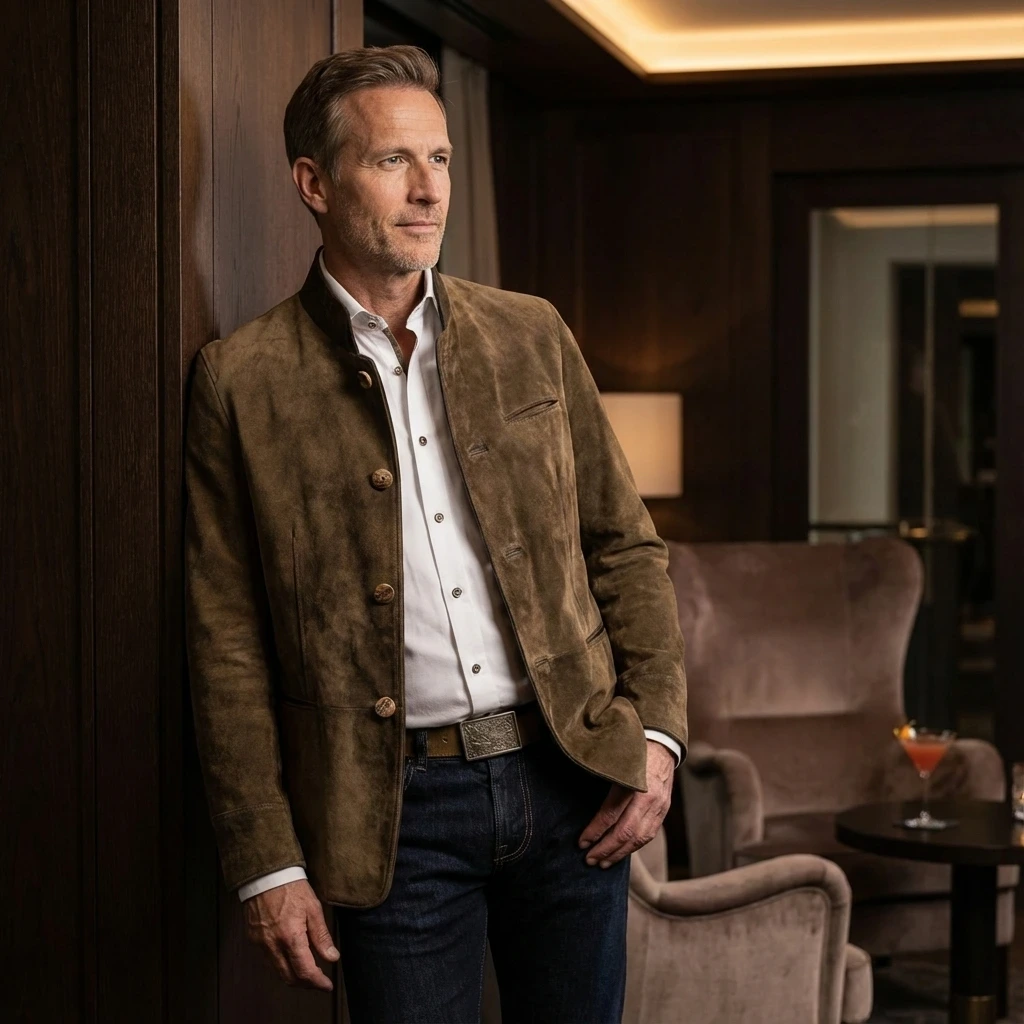 Meindl Lederjacke - Tegernsee in kabok