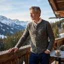 Maddox Strickjacke - Hausstein in kiesel