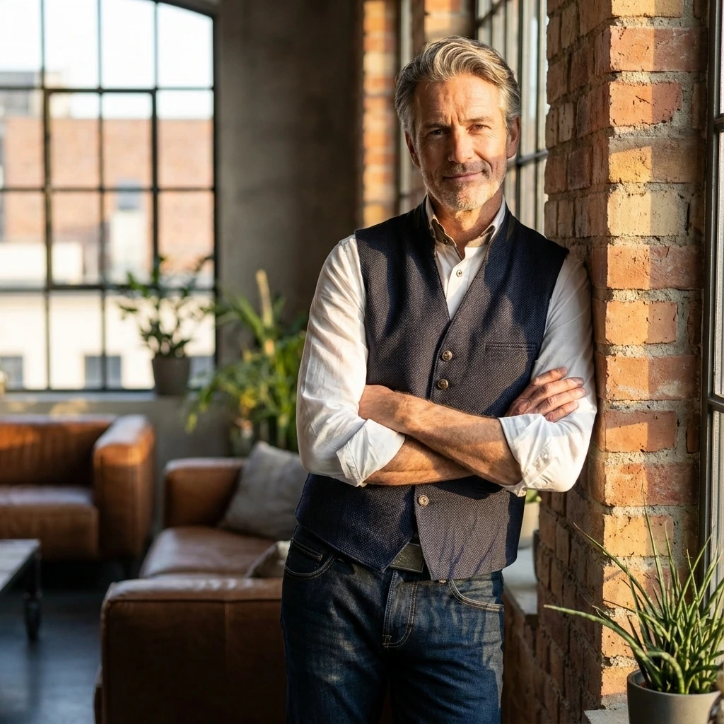 Beckert Weste - Cecilius in dunkelblau