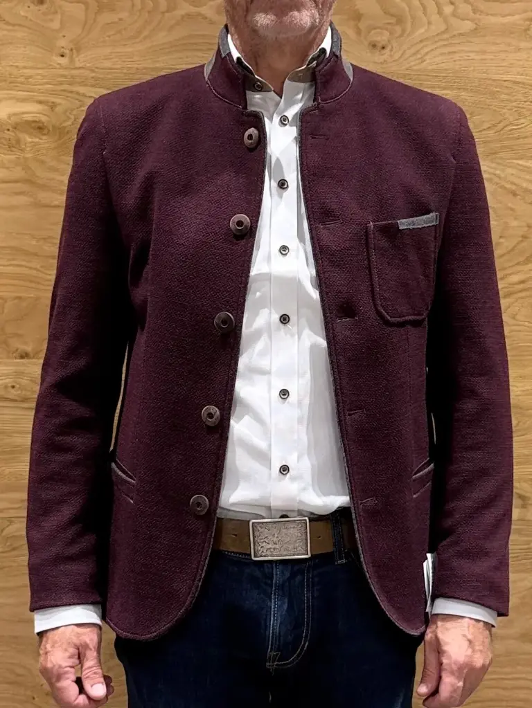 Allwerk Janker - Tramin in bordeaux