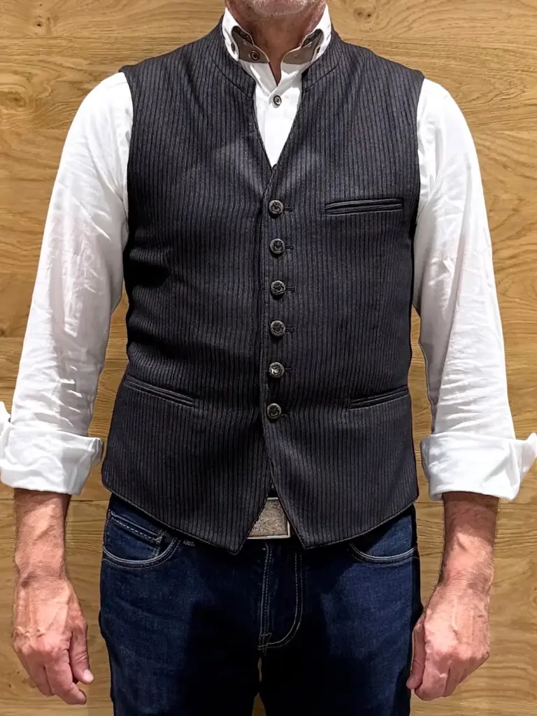 Beckert Weste - Castor in anthrazit