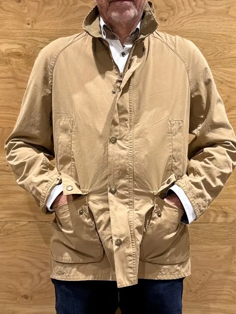 Barbour Jacke - Ashby Casual in stone