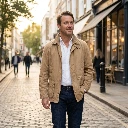 Barbour Jacke - Ashby Casual in stone