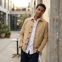 Barbour Overshirt - Washed Overshirt in stone