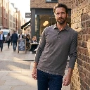 Keeling Poloshirt - Wodonga in schlammgrau