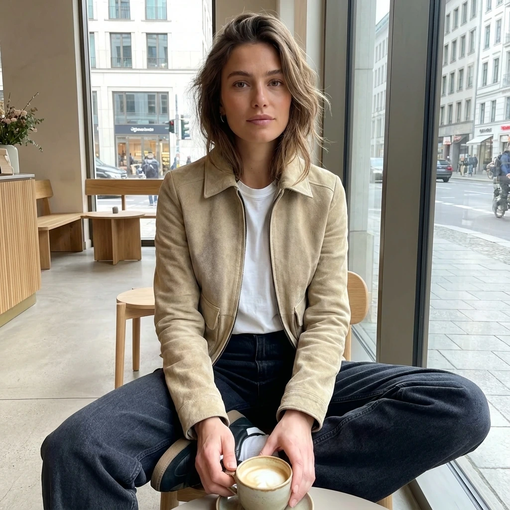 Beckert Lederjacke - Clover in serenada (36 D)