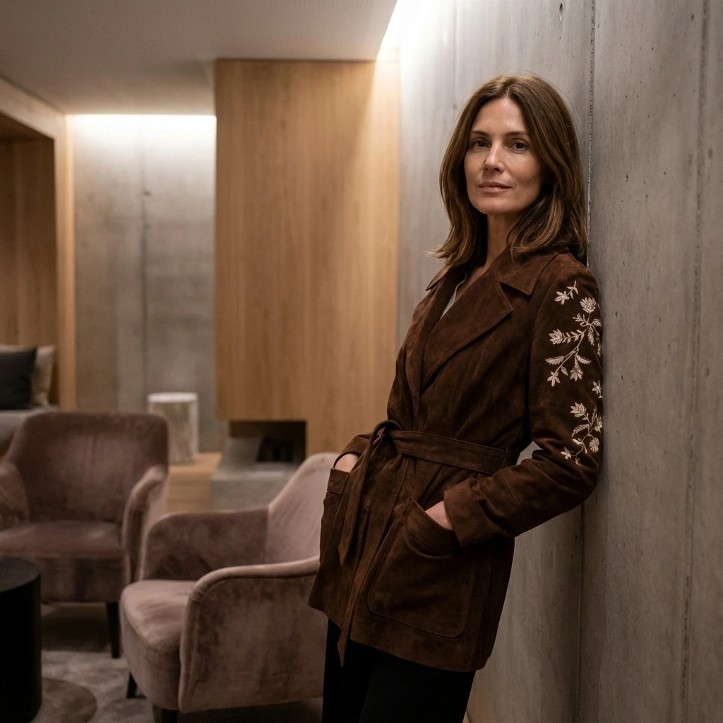 Meindl Mantel - Princess in nougat  (34 D)