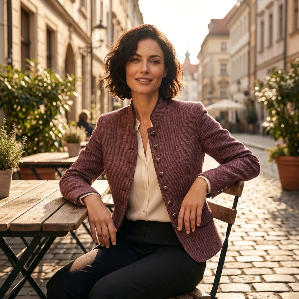 Allwerk Blazer - Lana in beere