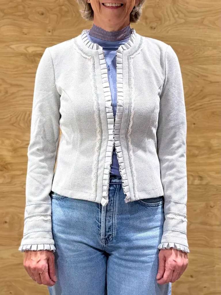 Marjo Softblazer - Tonia in hellgrau