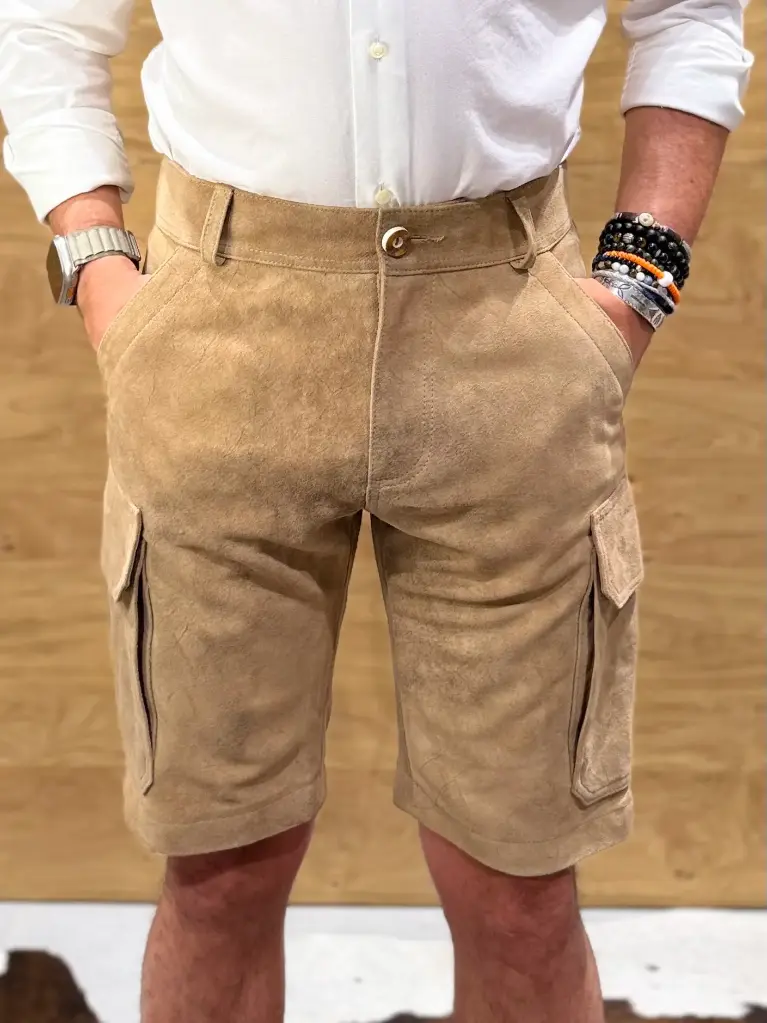 Kaisers Cargo Ledershort - Croos in wüste