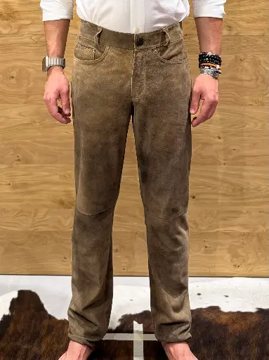 Kaisers 5Pocket Lederhose - Costa in honey