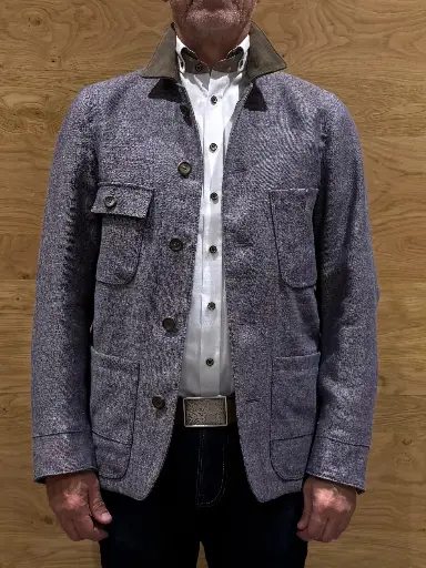 Meindl Stoffjacke - Cooper in blaugrau