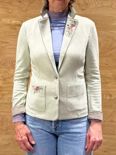 Marjo Softblazer - Petra in salbeigrün